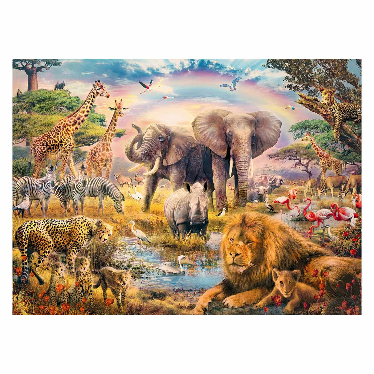 Ravensburger African Savannah Jigsaw Puzzle, 100 .. Xxl