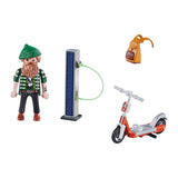 Playmobil Specials Hipster med e-scooter 70873