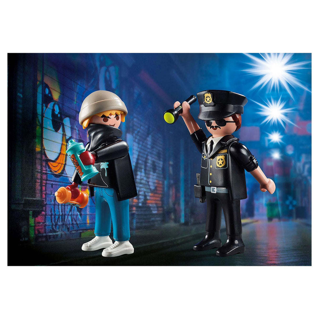 Playmobil City Action Duopack Police Agent und Sproeier 70822