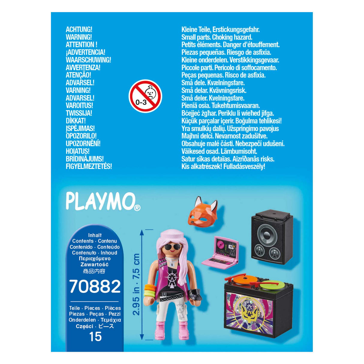 Playmobil Specials DJ con giradischi 70882