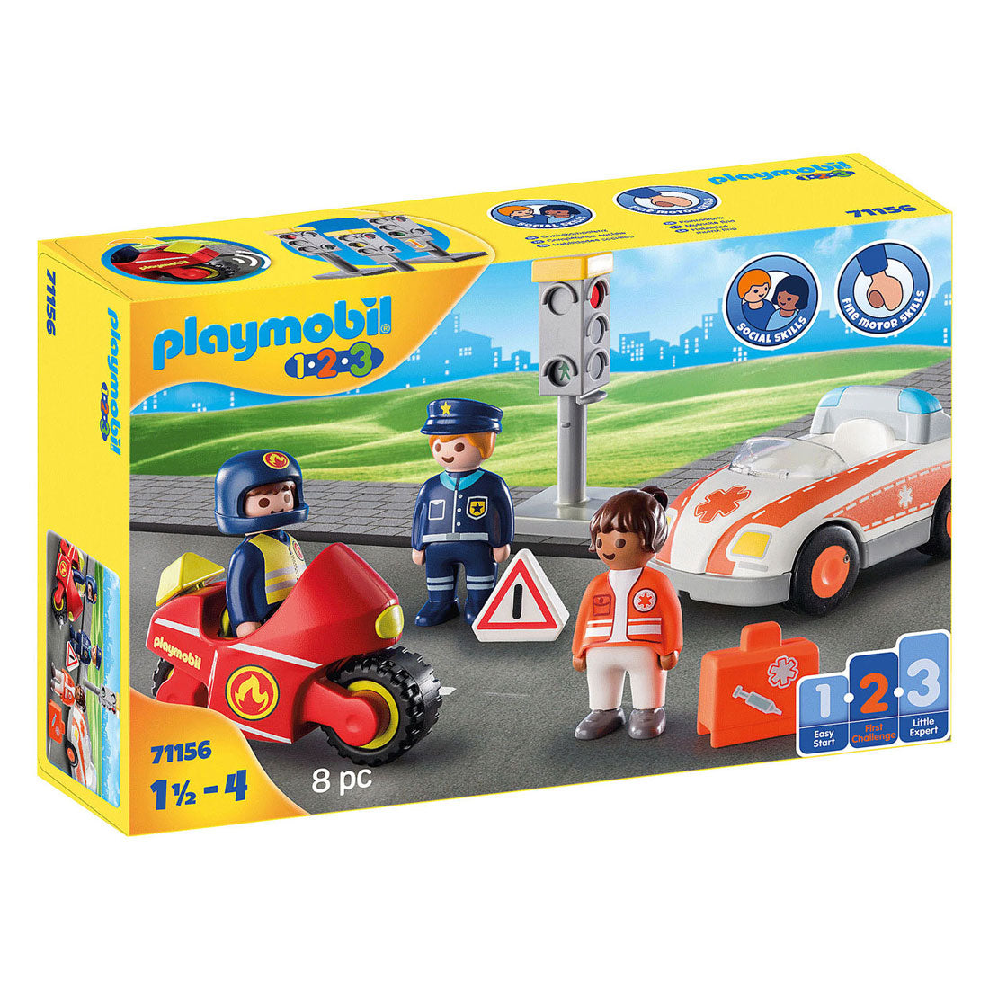 Playmobil 1.2.3. Heroes di tutti i giorni 71156