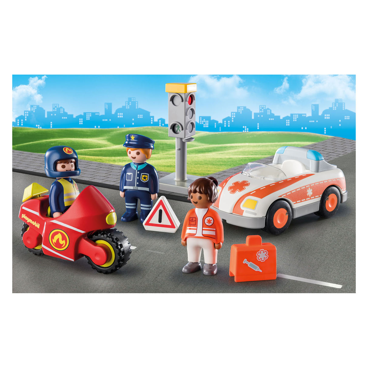 Playmobil 1.2.3. Heroes di tutti i giorni 71156