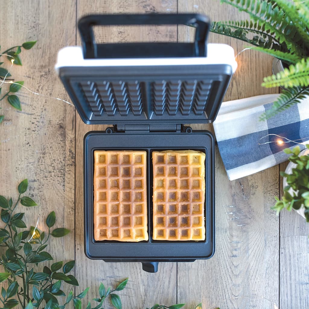Livoo Livoo Waffle Iron avec thermostat réglable 1200 W blanc