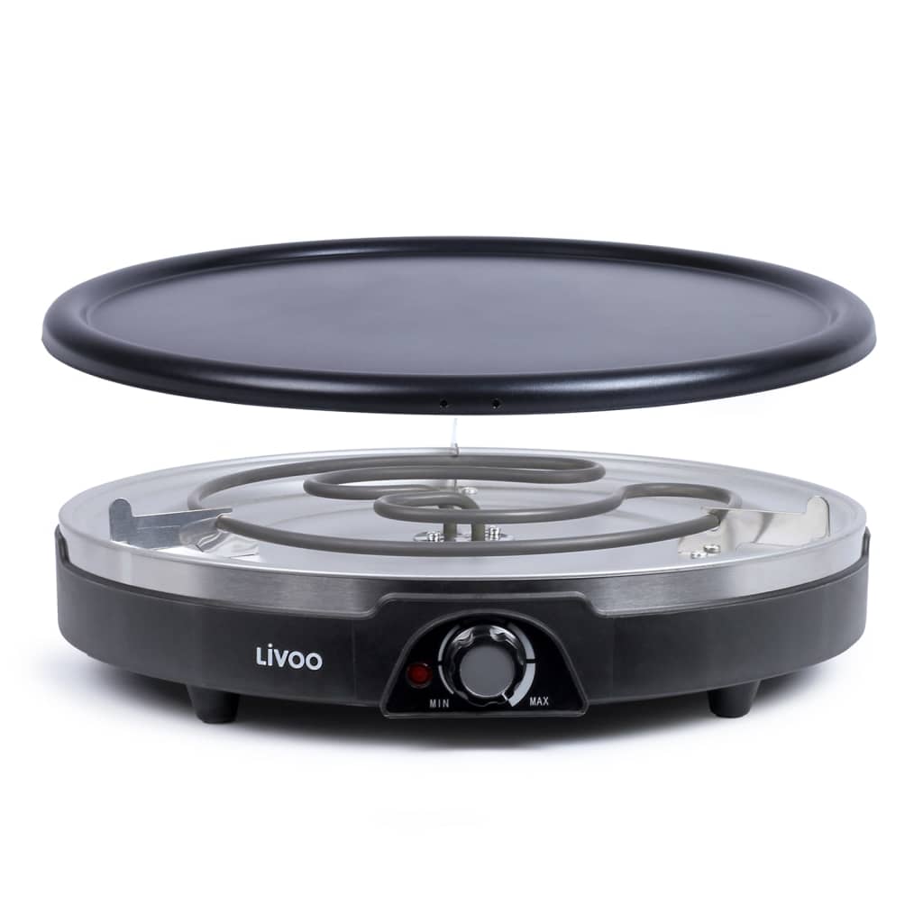 Livoo Livoo Crepe Maker xxl Black Ø 38 cm noir