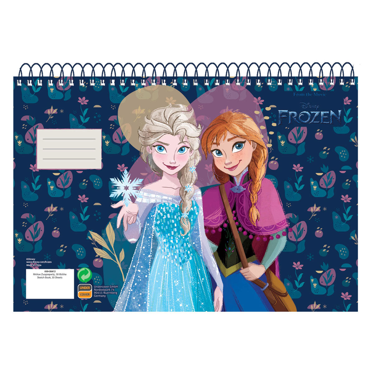 Disney Drawing Block Frozen A4, 30 feuilles