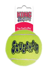 Kong squeakair tennis ball yellow with beep