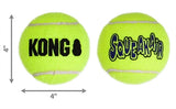 Kong squeakair tennis ball yellow with beep