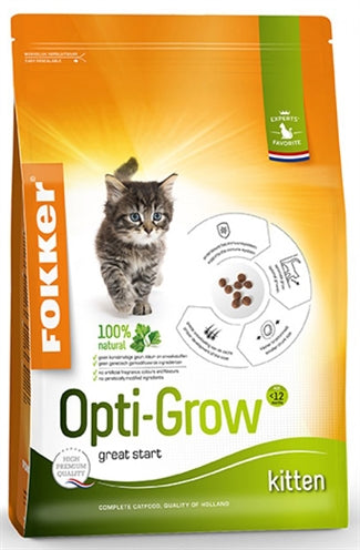 Fokker kat Opti-Grow