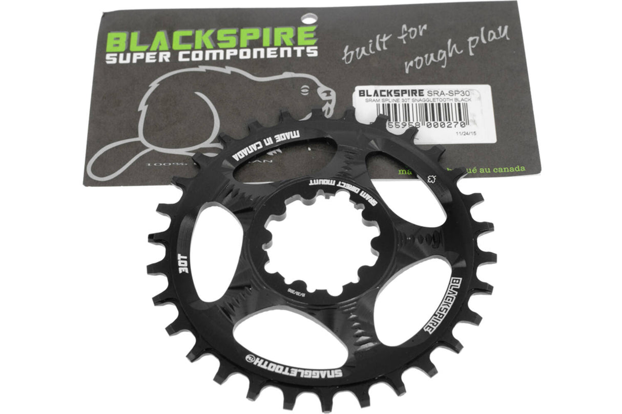 BlackSpire Chaining Leaf Snaggletooth SRAM spline 30 6mm offset