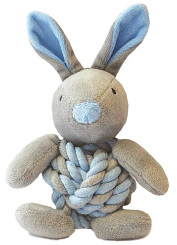 Little Rascals Zzzlittle Rascals Knottie Bunny Touwbal Rabbit Blue