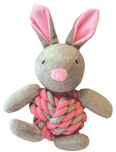 Petites coquins Knottie Bunny Touwbal Rabbit rose