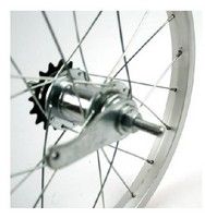 Rear wheel 16 (305) Alu Standard brake hub silver