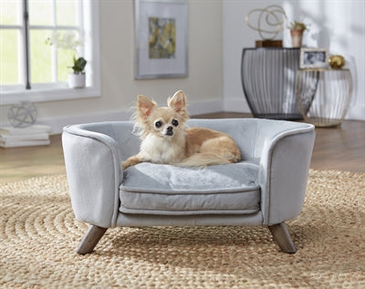 Enchanted Pet Enchanted Dog Basket Sofa Romy Gray