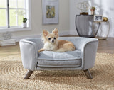 Enchanted Pet Enchanted Dog Basket Sofa Romy Gray