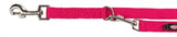 Trixie Dog -Leine Premium Doppel -stichigte verstellbare Fuchsie