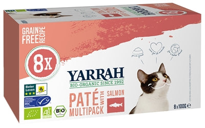 Yarrah bio multipack pate saumon grain libre