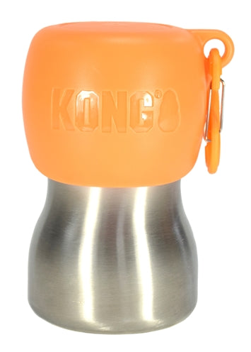 Kong H2O -Trinkflasche Edelstahl Orange