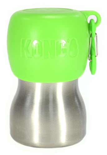 Kong H2O drinking bottle stainless steel green