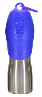 Bouteille de boisson kong h2o bleu en acier inoxydable