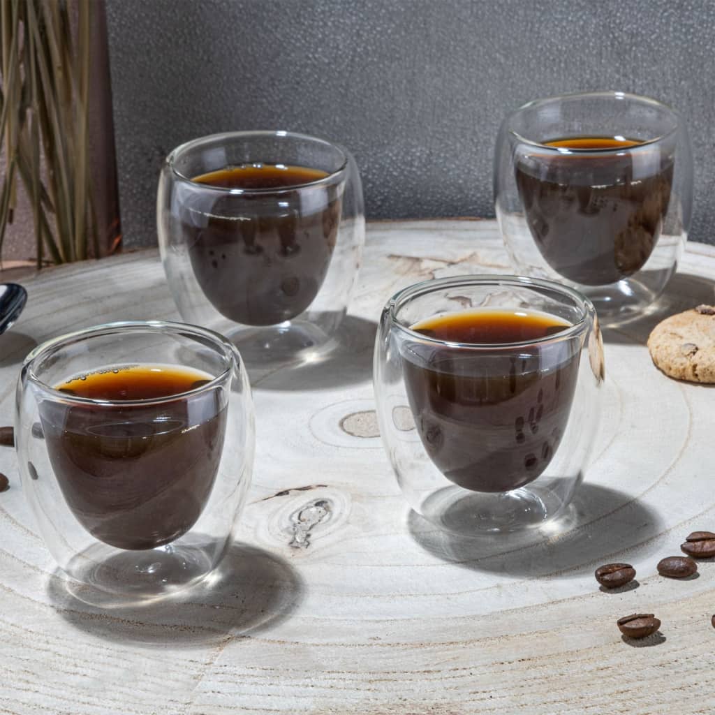 Salut hi expresso tasses double-maline 4 ml ml transparent