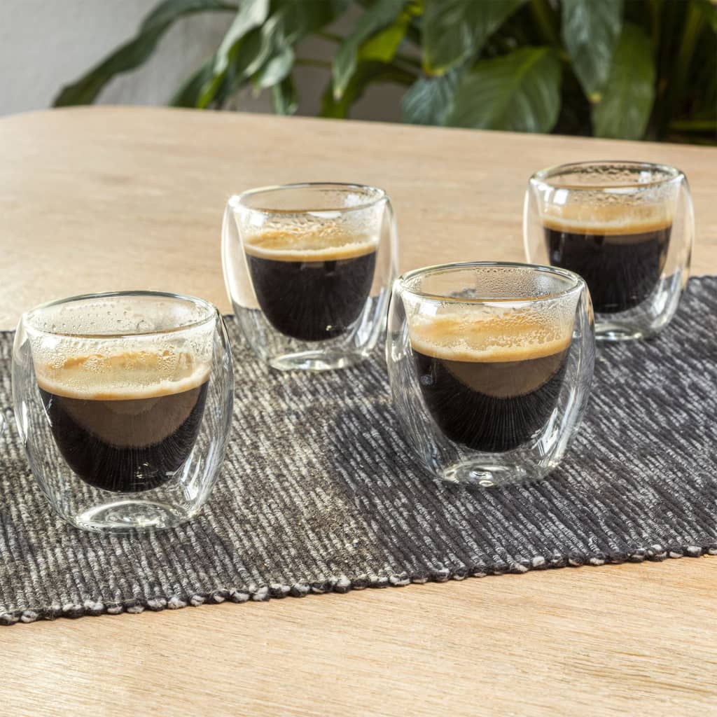 Salut hi expresso tasses double-maline 4 ml ml transparent