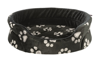 Panier de chien Trixie Jimmy Black ovale avec imprimé jambe