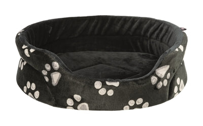 Panier de chien Trixie Jimmy Black ovale avec imprimé jambe