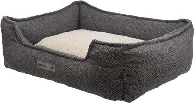 Trixie be eco recycled dog basket coline angular dark gray beige