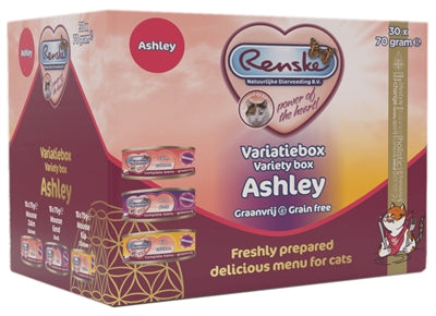 Renske fresh mousse cat variation box ashley salmon duck chicken grain -free