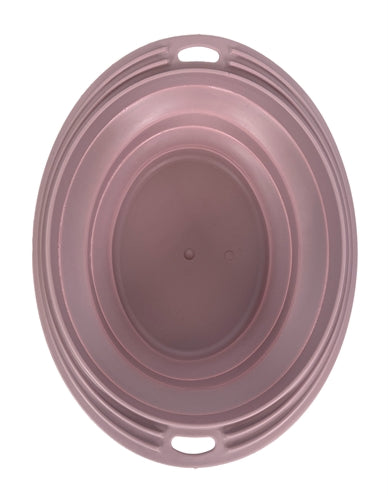 Happy Pet Mad About Pets food bowl Drinking bin foldable blush pink