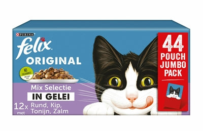 Felix torbica original v gelei mix box rund piščančja tuna losos