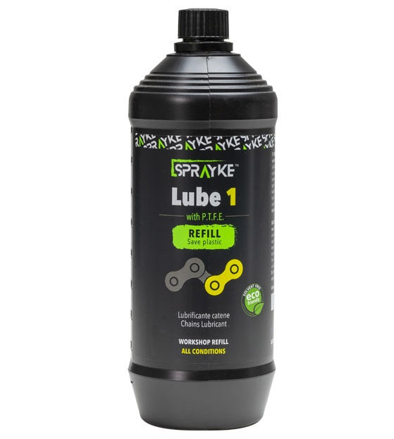 Sprayke Sprayke Universal P.T.F.E. Lubrifiant de la chaîne de vélos 1000 ml