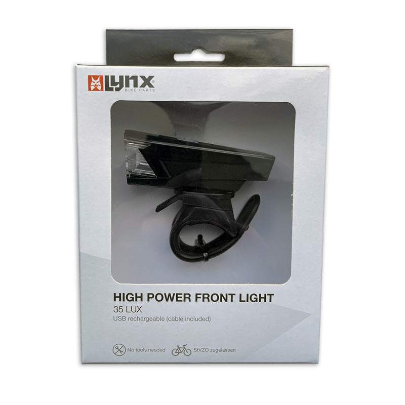 Lynx Headlight High USB 35 Lux