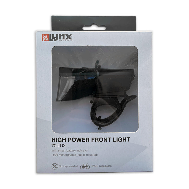 Phare lynx usb high max 70 lux