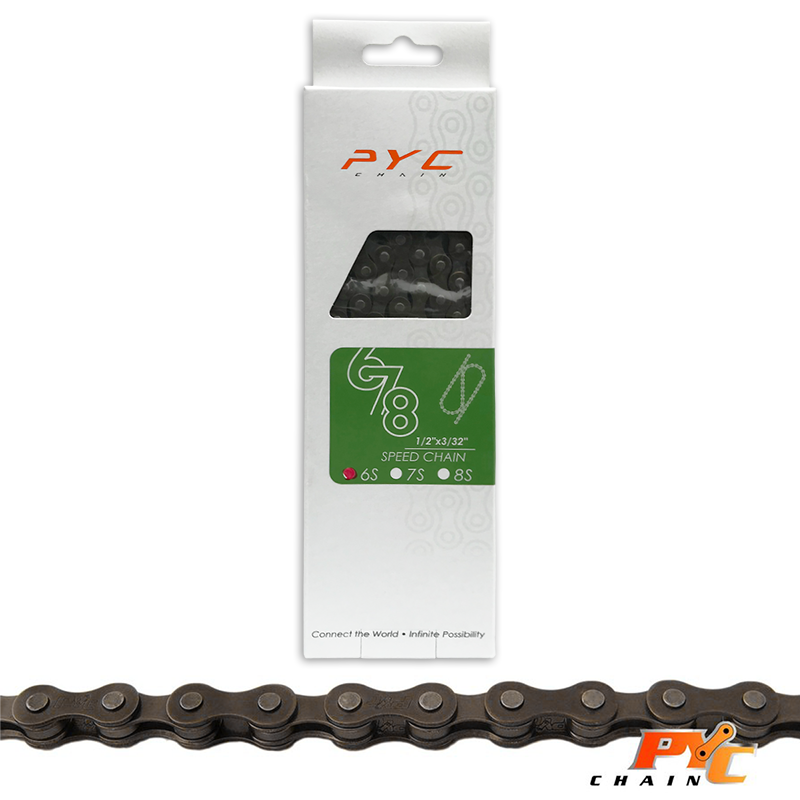 Shimano PYC bicycle chain 6v 116s 1 2x3 32 Shimano