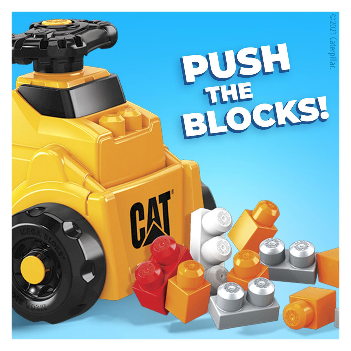 Mega Bloks Cat Build N Walking Car med blokker