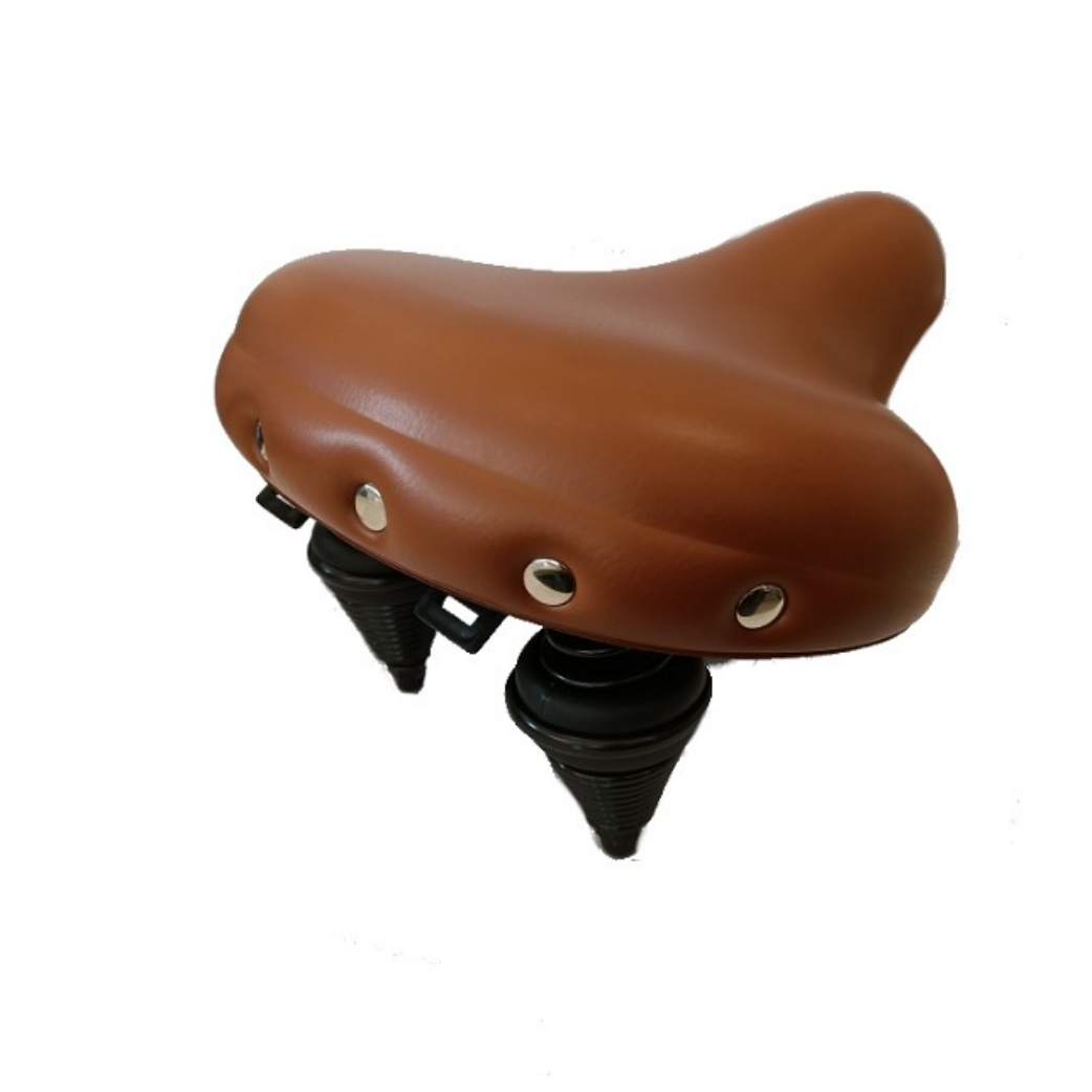 Selle Comfort Comfort Saddle Retro xl Brown, sans nœud coulant