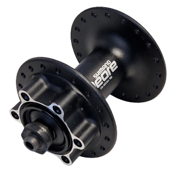 Shimano HB-M525A Deore Foroned Disc 6-klotz 36G Schwarze Ausfälle