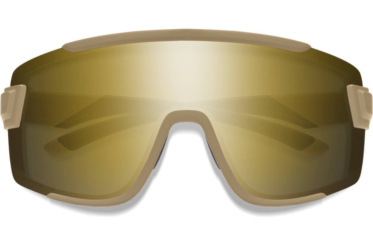 Smith Wildcat -Brille Matte Safari Chromapop schwarzes Gold