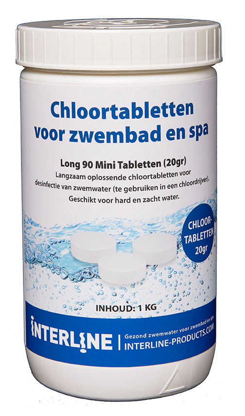 Interline chlortabletter long90 20gram 1 kg