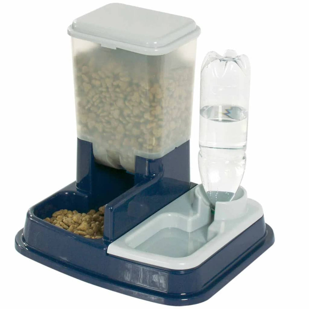 Flamingo Flamingo Pets Feed Waterbak Duo Max Blue 5344046