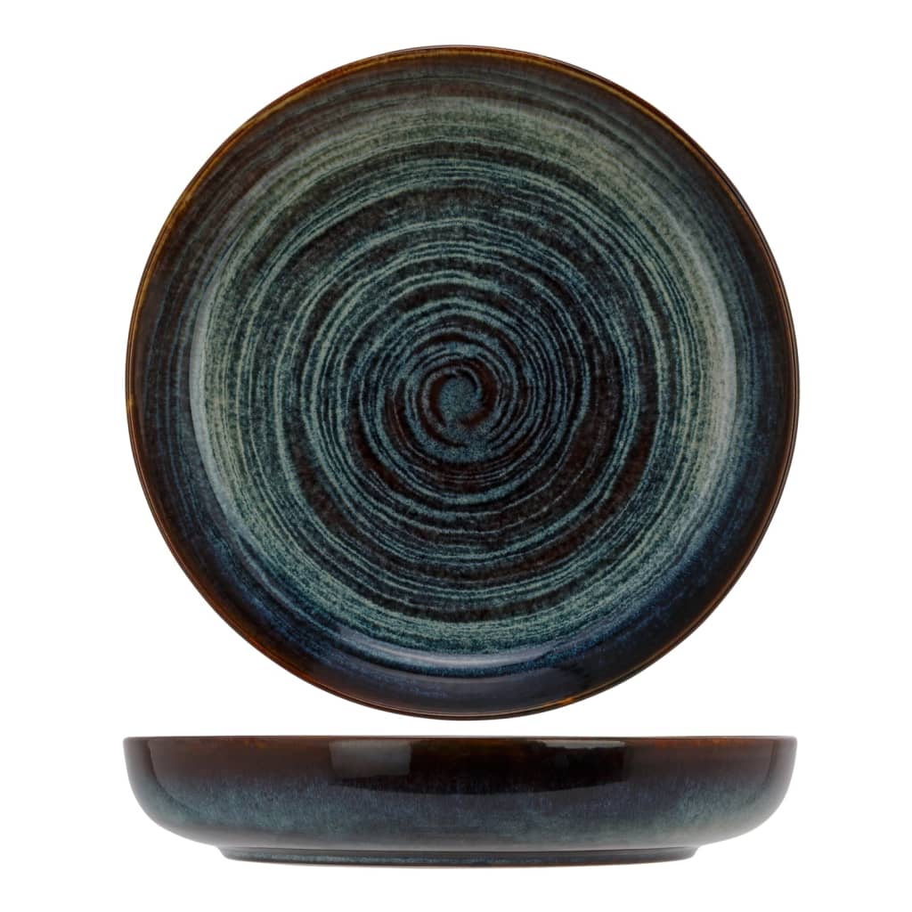 Assiette à la mode confortable à la mode Atlantis 4 ST Cercle Modèle Ø24 cm bleu