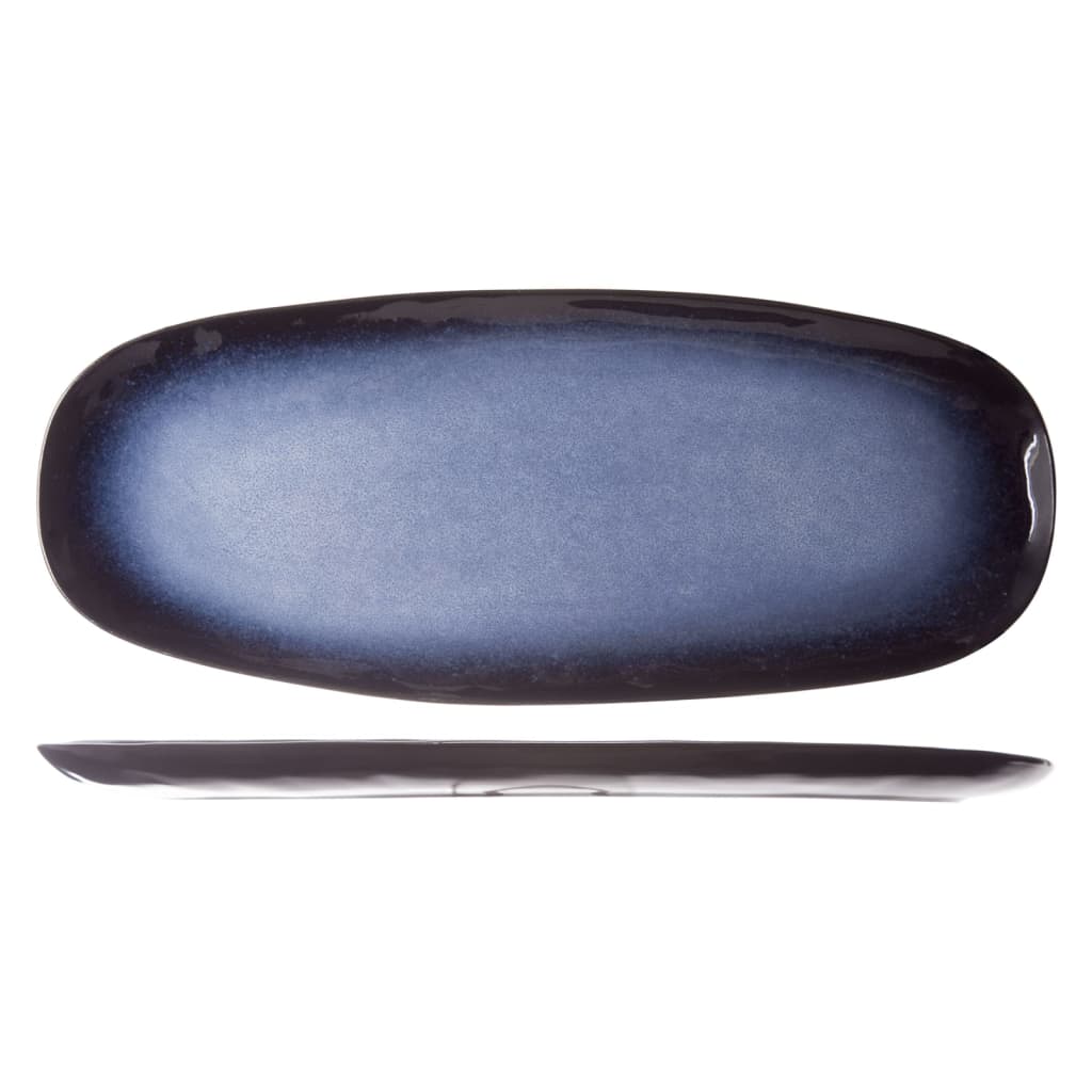 Assiette à la mode confortable confortable sapphir 4 st long 36,5x15 cm saphir bleu