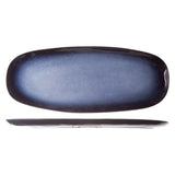 Assiette à la mode confortable confortable sapphir 4 st long 36,5x15 cm saphir bleu