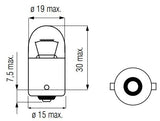 BOSMA LAMP 12V-10W BA15S