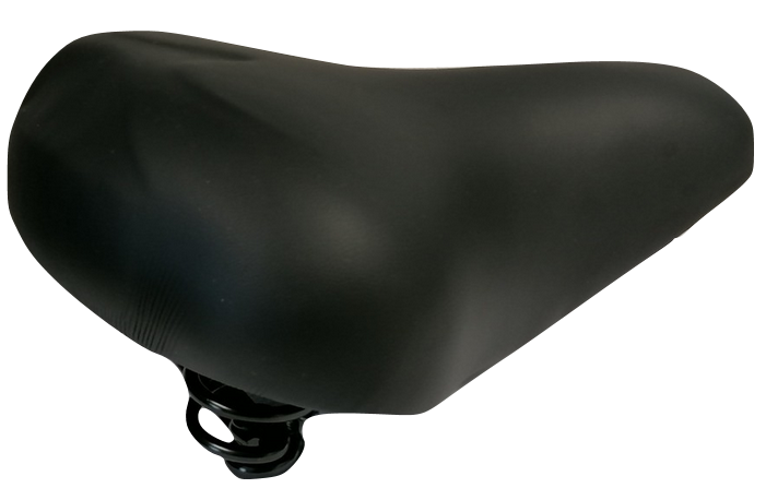 Selle monte grappa 530 max comfort metaal veren zwart met strop