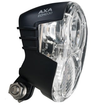 AXA Echo 30 Switch on from hub-dynamo e-bike 6 Volt STVZO Keur Exclusive headlight bracket