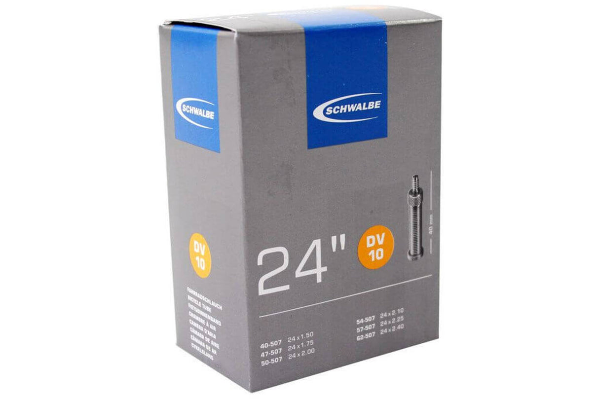 Schwalbe Tubo interior DV10 40 62-507 Caja de taller de 40 mm 50 piezas