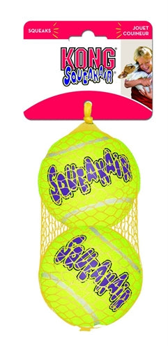 Kong Squeakair Tennis Ball Giallo con segnalino