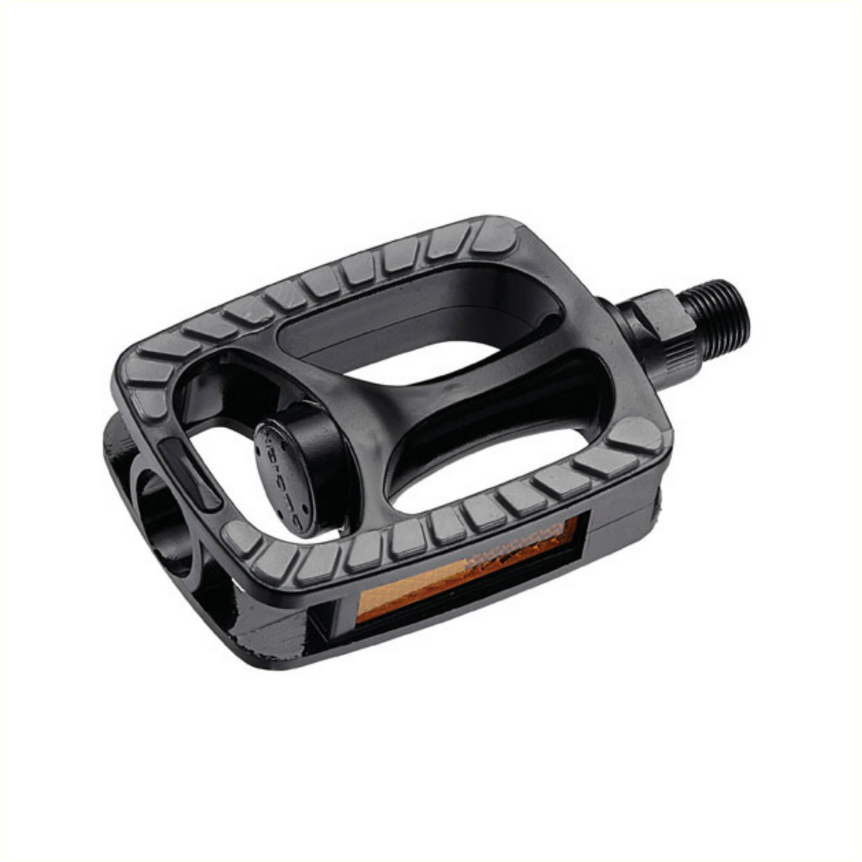 Union Pedals SP-813. 9 16 Plast, svart grå sklisser (hengende pakke)